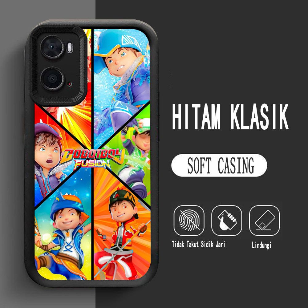 สําหรับ OPPO A76 A96 A77s A57e A77 A36 A57 A57s Soft L-13 อะนิเมะ Bobiboy