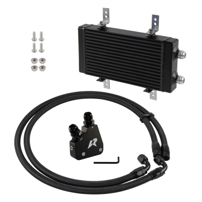 Oil Cooler Kit for Corvette C5/C6/C7, Dual Pass Bar & Plate, Fits LS1-LS9 S/M/L Size
