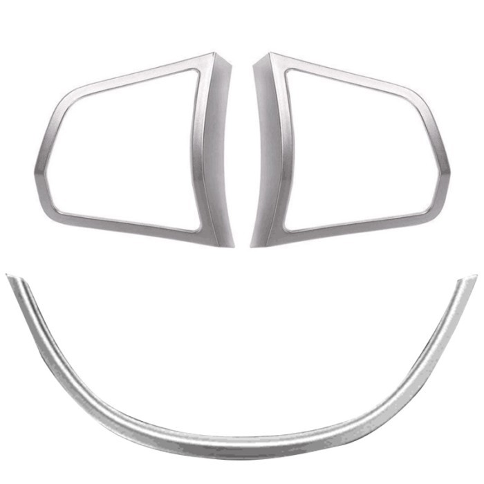 Fit For BMW F10 5 Series 525I 520I Car 2Pcs Left And Right Steering Wheel Button Cover Trim+1Pc U T