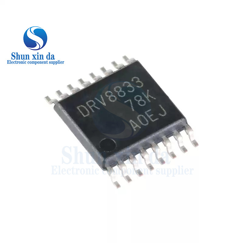10PCS DRV8833 DRV8833PWPR DRV8833PWP HTSSOP-16 ชิป SMD 1.5A 2.7V - 10.8V PWM Dual H-Bridge มอเตอร์ได