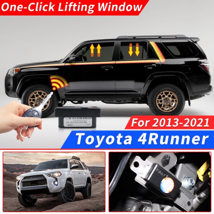 2012-2022 For Toyota 4runner N280 TRD Off Road Pro Modification Accessories Auto Close Window Lifte