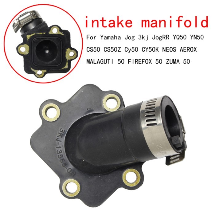 motorcycle Carburetor Intake Manifold For Yamaha Jog 3kj JogRR YQ50 YN50 CS50 CS50Z Cy50 CY50K NEOS