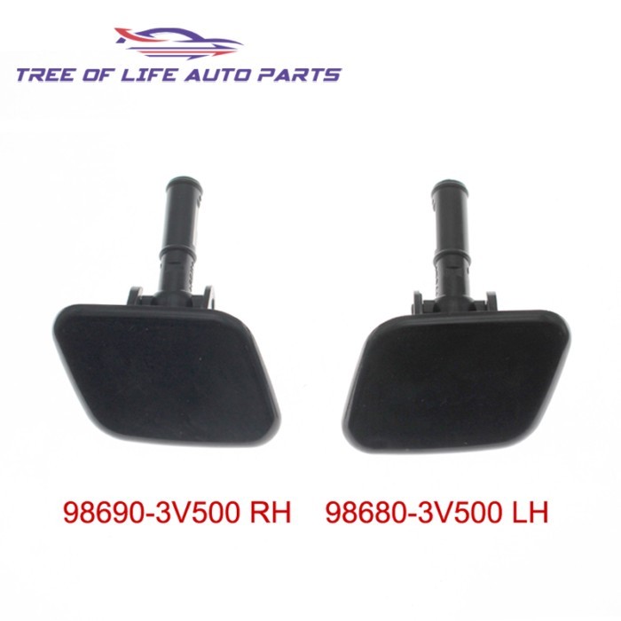 98680-3V500 98690-3V500 Front Bumper Headlight Washer Spray Nozzle Jet Cover Cap For Hyundai Azera