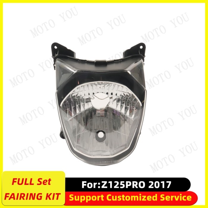 Motorcycle Front Headlight Assembly For Kawasaki Z125 Pro 2017 2018 2019 2020  Z 125 Headlamp Head