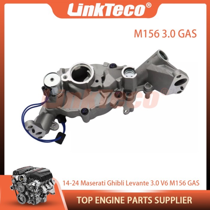 Engine Auto Motor Oil Pump Fit 3.0 T L V6 GAS M156 For 14-24 Maserati Ghibli Quattroporte Levante 3