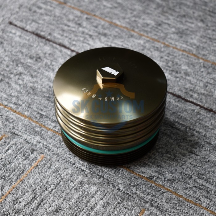 For BMW S65 B40 V8 4.0T Engine E90 E920 E93 M3 Oil Filter Cover Aluminum Alloy Filter Housing