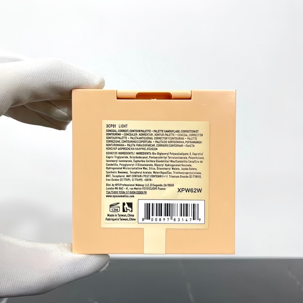 สไตล์ใหม่ นิกซ์/356 สีคอนซีลเลอร์ จานสี!สีเบอร์ 01#肤色，04#彩色。 62c