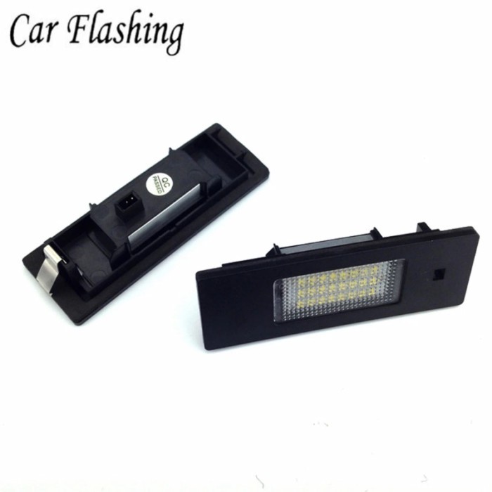 Car Led License Number Plate Light For BMW 1 6 Z Series E81 E87 F20 F21 E63 E64 M6 F06 F12 F13 E85