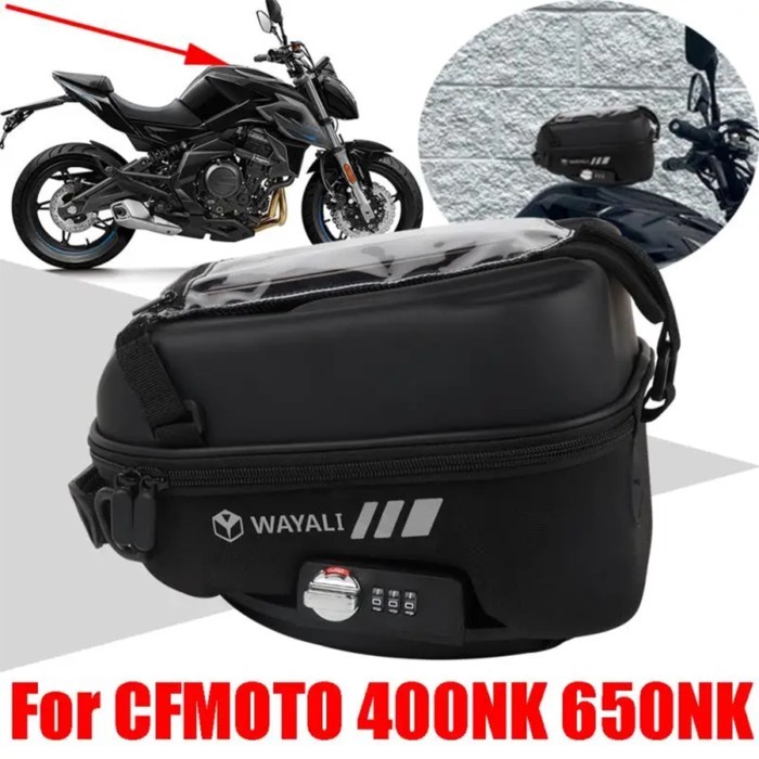 For CFMOTO CF MOTO 400NK 650NK NK400 NK650 NK 400 650 NK Accessories Tank Bag Motorcycle Tanklock W