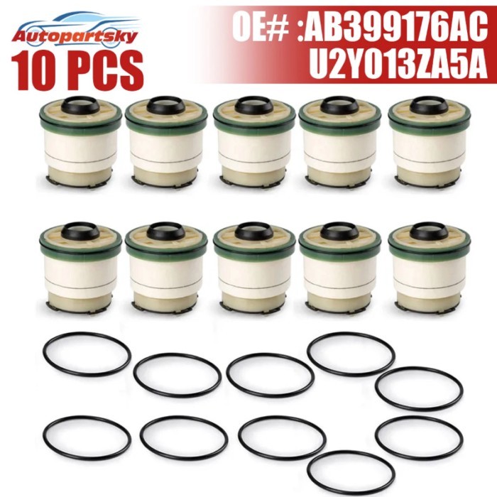 Wholesale Price - 10PCS  Fuel Filter w/ O-Ring For Ford Ranger PX Turbo Diesel P4AT P5AT For Mazda