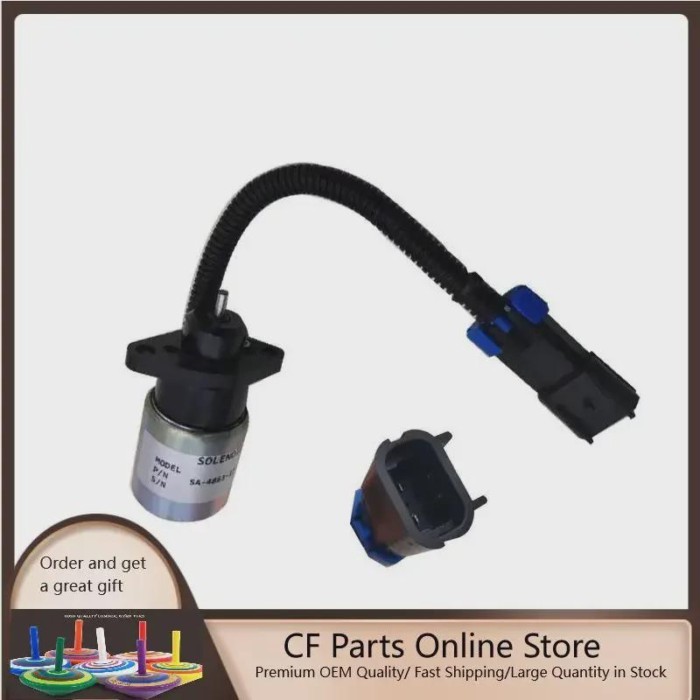 Stop Solenoid Actuator 0175-24A5C9S SA-4863-24 24V for Woodward Kubota Engine