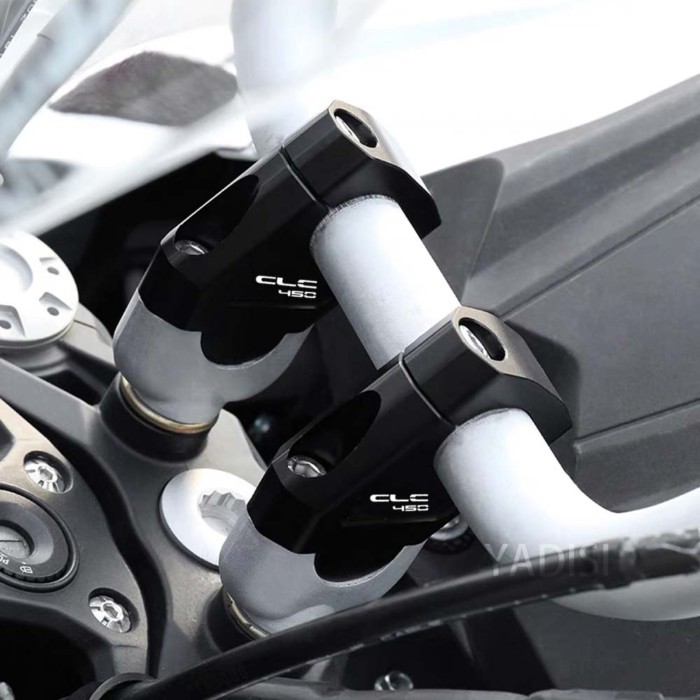 CLC450 Handlebar Riser Clamp CNC Handle Bar Lift Extend Adapter Mount For CFMOTO CL-C450 CLC 450 cl