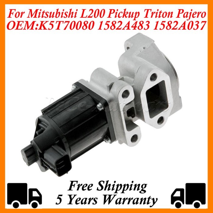 For MITSUBISHI L200 Pickup Triton Pajero K5T70080 1582A483 1582A037 1582A038 EGR Exhaust Gas Ricirc