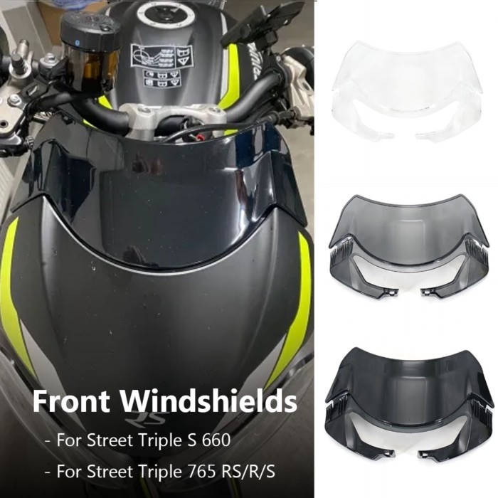 Street Triple S 660 Motorcycle Front Windshields Windscreen Wind Deflector For Street Triple 765 S