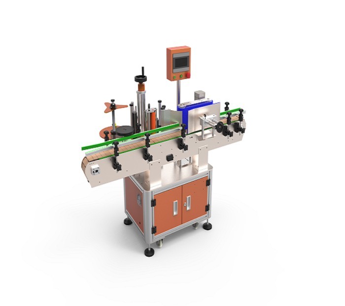 AUTOMATIC ROLLING BOTTLE LABELING MACHINE