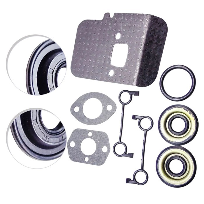 For RedMax HB280 HB281 For Jonsered B2126 BV2126 Gasket Set 8 pcs for 125BX 125B 125BVX and Select