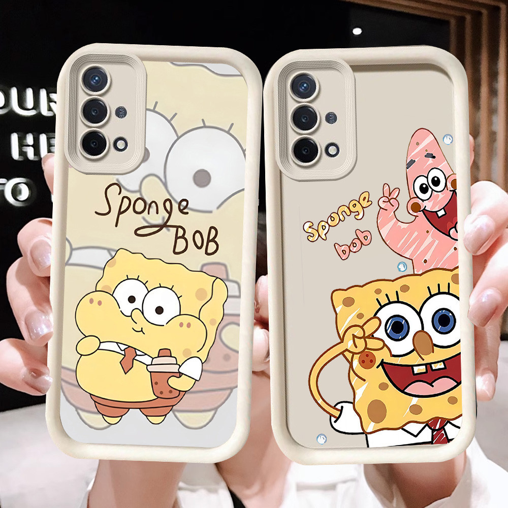 N-63 SpongeBob ปลอกอ่อนสําหรับ OPPO Reno 4 Lite F17 A16E 4F A16K A93 Pro