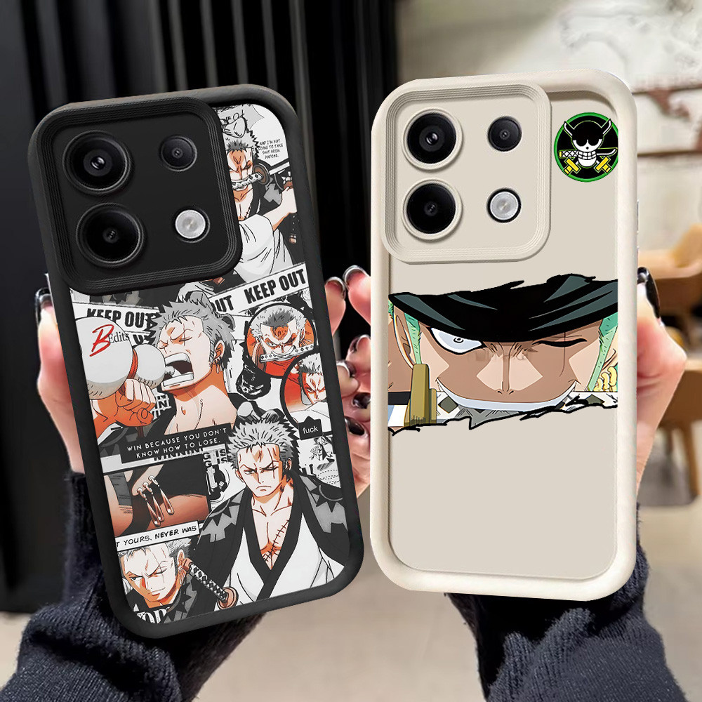 N-67 One Piece Zoro Soft Casing สําหรับ Xiaomi POCO X6 NEO M6 Pro