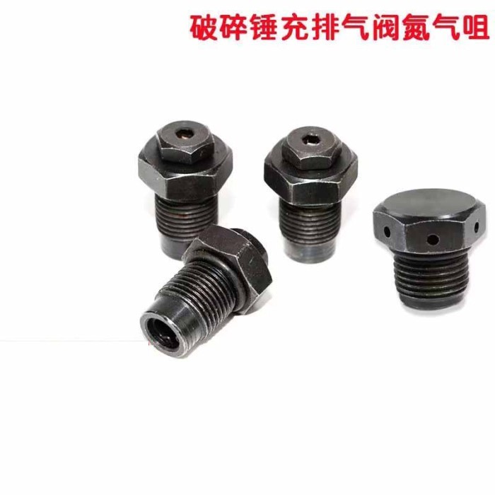 1PC Breaker Nitrogen Valve Nitrogen Filling Nozzle 687585100135 Nozzle Filling Screw Gas Filling Va