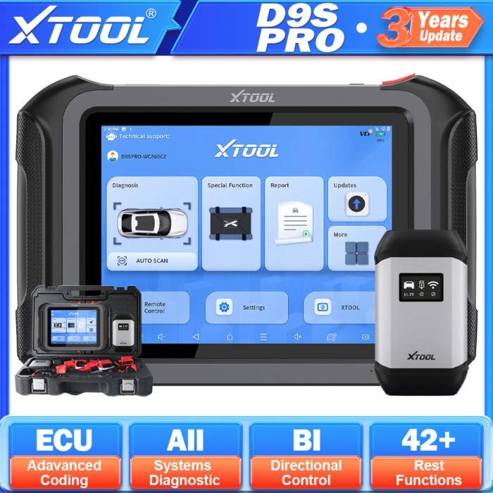 XTOOL D9SPro All Systems Diagnostic Tool Car Diagnostic Scanner ECU Programming Active Test Key Pro