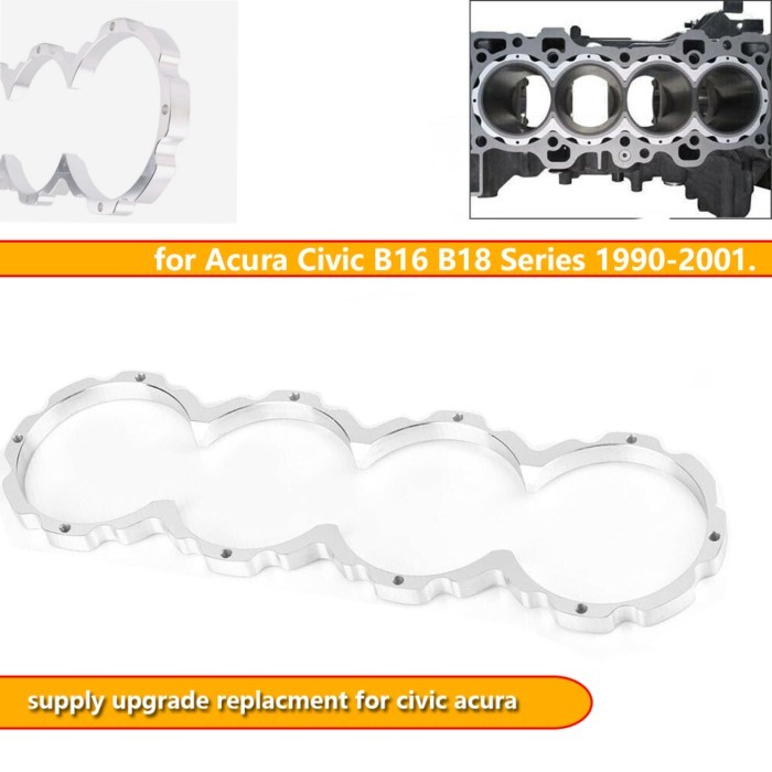 B Series Aluminum Block Guard Blockguard For Honda engine B18A B16A B18C B16 B18B B18 LS GSR TYPE-R