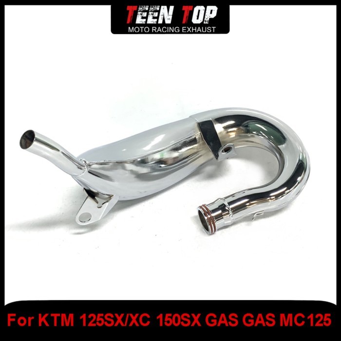 Offroad Bike Exhaust Front Link Pipe For KTM 125SX 125XC 150SX Exhaust Header Connect Pipe HUSQVARN