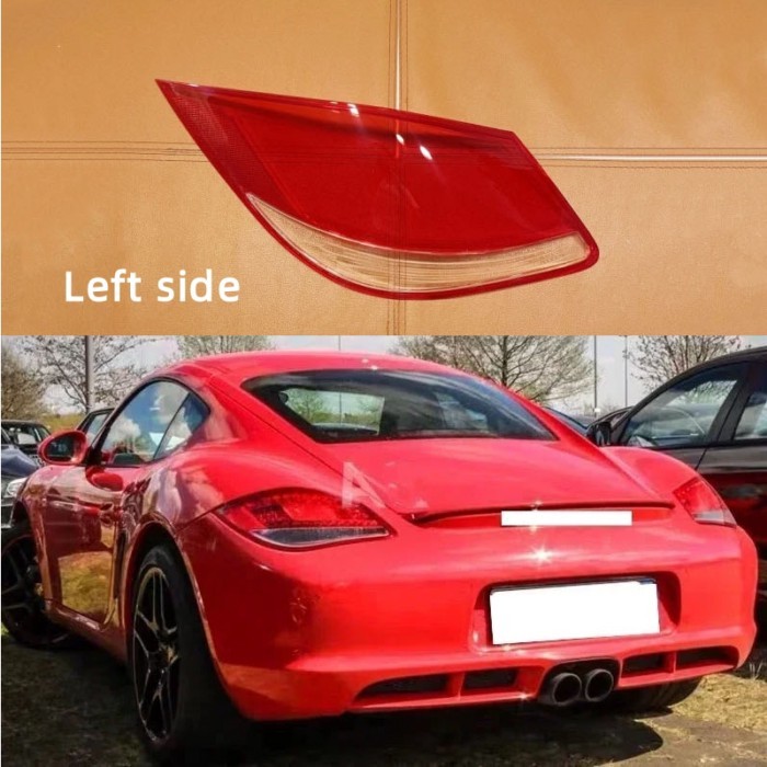 For Porsche Cayman 987.2 718 Rear Taillight Shell Brake lights Shell Taillight Glass Replacement Au