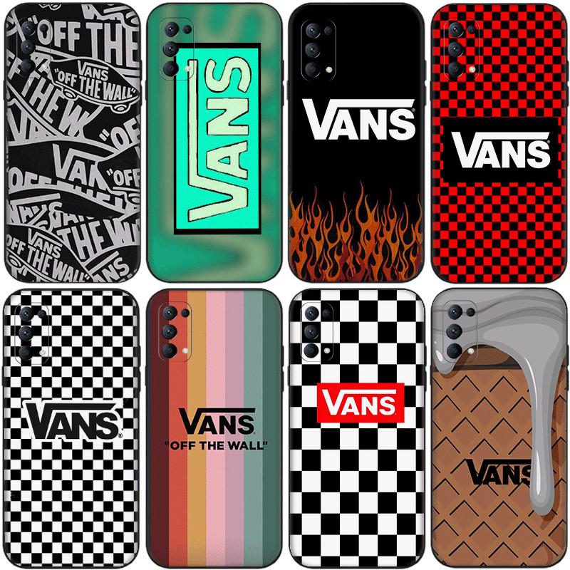 VANS OPPO A80 A83 A1 A91 F15 A92 A72 A52 A92S A93 A94 A95 A96 K12X TPU Spot สินค้าสีดํานุ่มเคสโทรศัพ