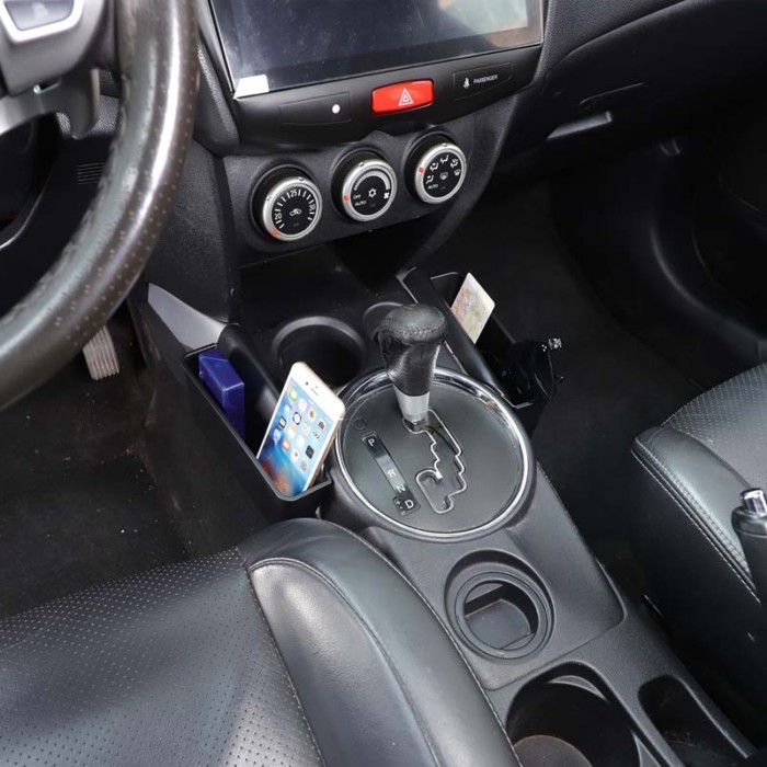 For Mitsubishi Kynox ASX 2011-2018 gear side storage box, gear side storage box, storage box access