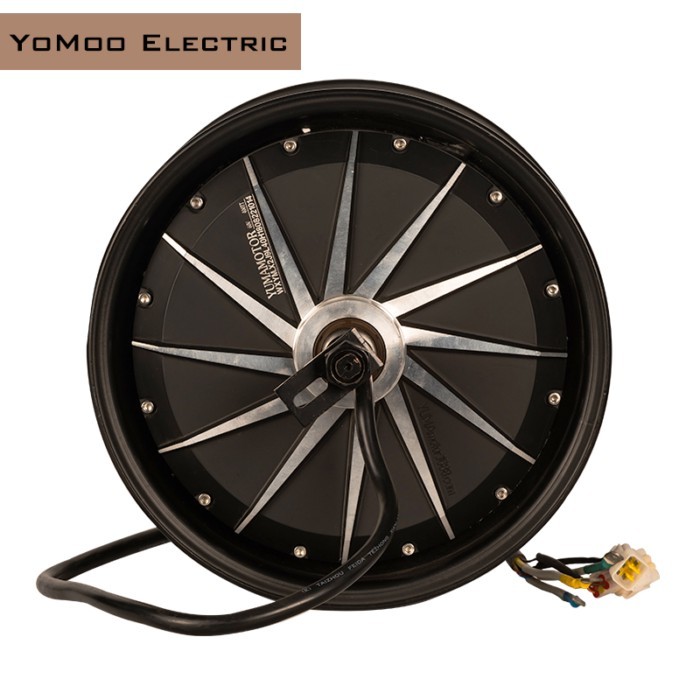 YM HY260 12x3.5inch 1500w Hall Sensor Brushless DC Wheel Hub Motor For Electric Scooter