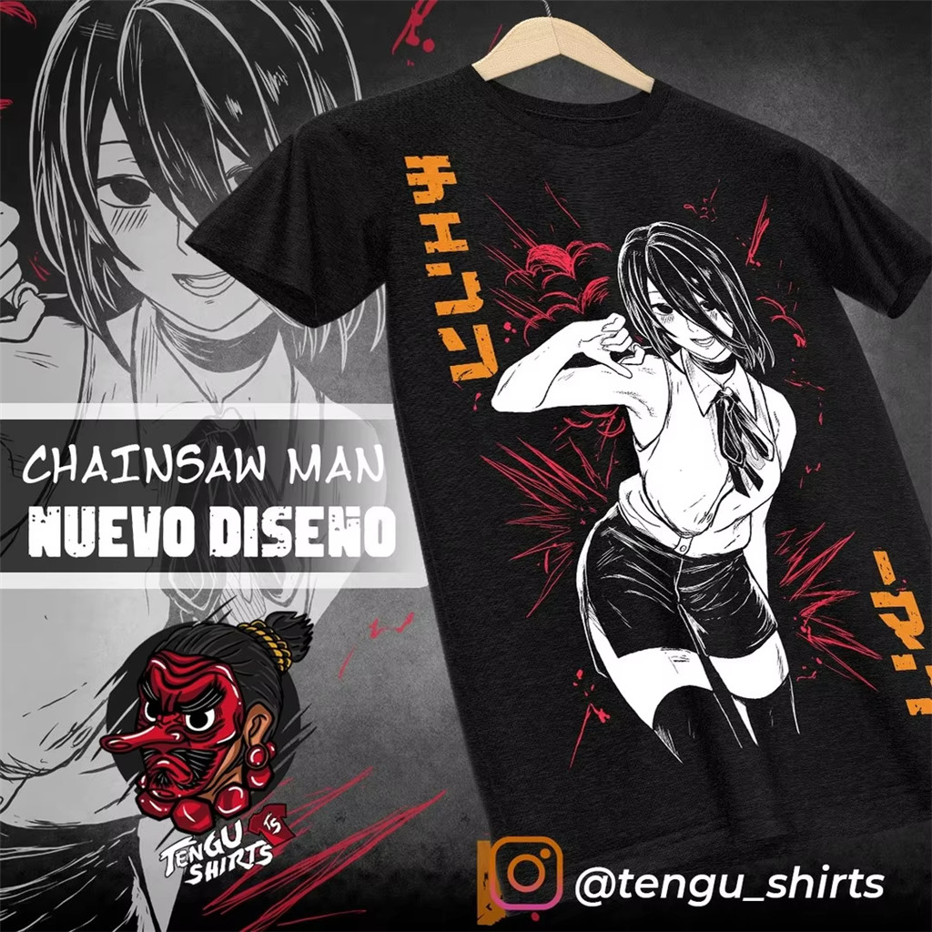 Reze เสื้อยืด Chainsaw Man อะนิเมะ