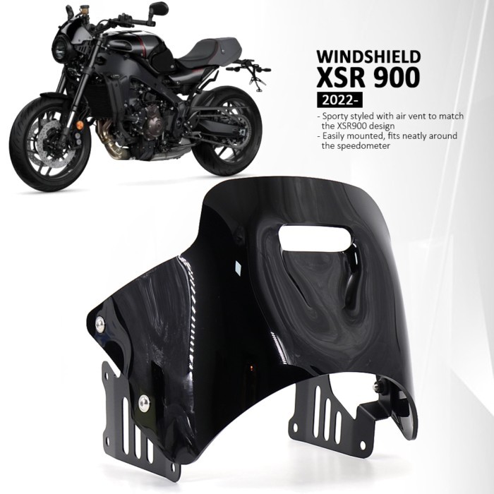 New Motorcycle Windscreen Windshield Air Wind Deflector For YAMAHA XSR 900 XSR900 xsr900 2022 2023