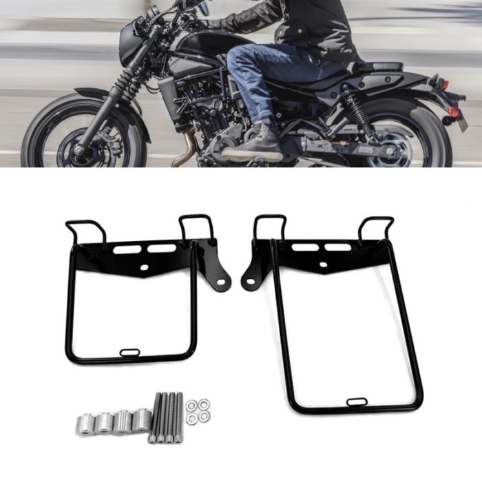 Luggage Rack Saddlebag Bracket Side Trunk Bag Support Mount Holder Side Rack Fit For Kawasaki ELIMI