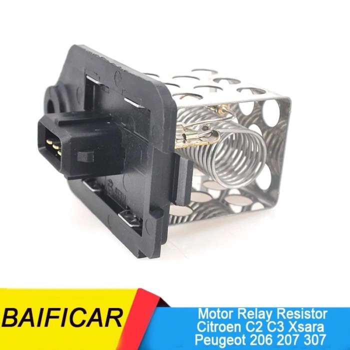 Baificar Brand New Genuine 0.8 Ohm  Blower Radiator Fan Motor Relay Resistor 1267E3 For Citroen C2