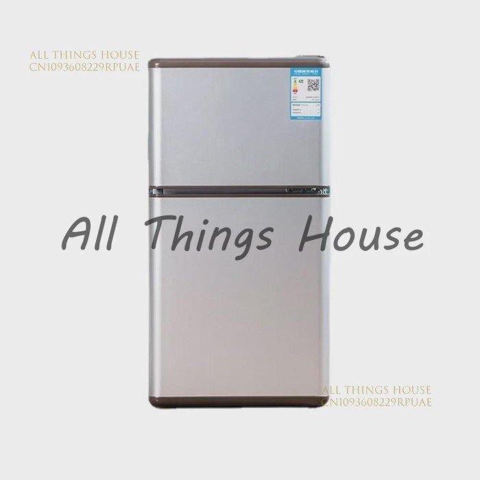 68L Household Small Dormitory Rental With Double Door Freezer Refrigerator Mini Refrigerator 0-18 R