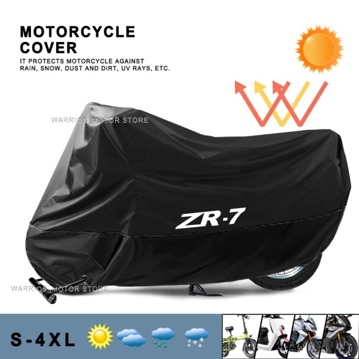 For Kawasaki ZR-7 / S ZR7 ZR7S 1999-2003 Motorcycle Cover Outdoor Uv Protector Dustproof Rain Cover