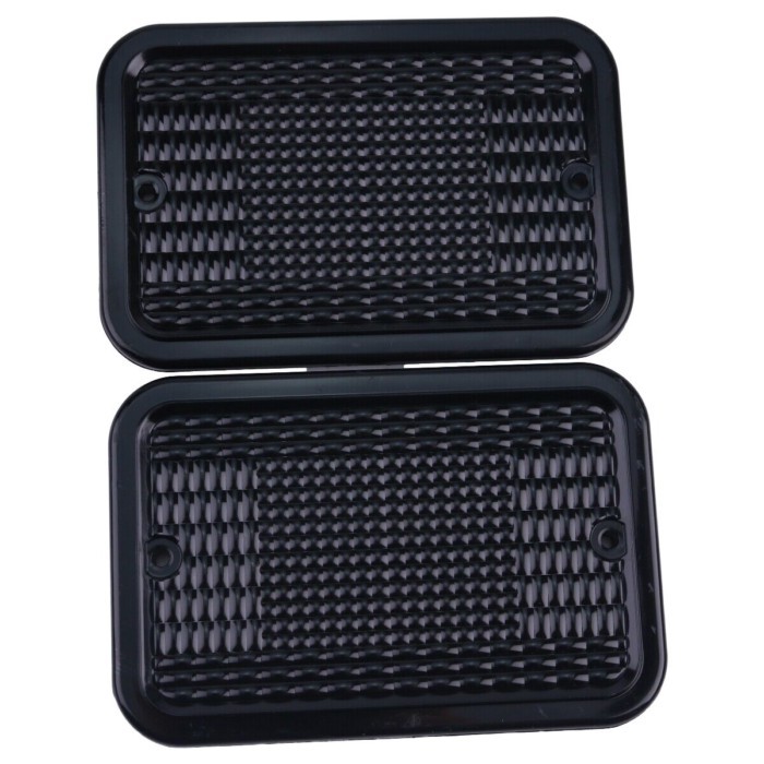 2Pcs Black Lens LVU18746 for John Deere 1023E 1025R 1026R 1600 2025R 2032R 2038R