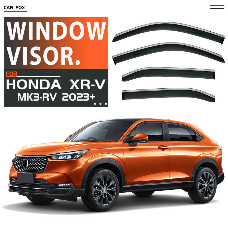 เหมาะสําหรับ Honda XRV Window Rainproof Sun Visor Honda XR-V Window visor