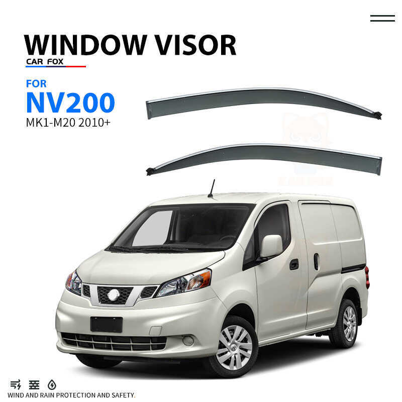 เหมาะสําหรับ Nissan NV2 ที่บังแดดกันฝนแบบหน้าต่าง Nissan NV2 ที่บังแดดหน้าต่าง