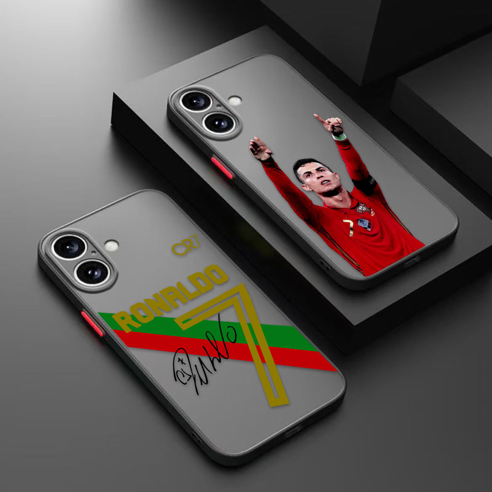 ฟุตบอล Star Ronaldo CR7 Matte เคสโทรศัพท์สําหรับ VIVO V20 V21 V23 V25 V29 V50 V60 Y15S Y04 Y03 Y17 Y