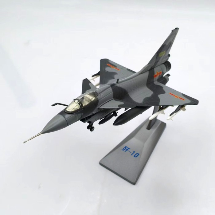 1: 72 China Air Force J-10C Raptor Fighter J10C โลหะผสมเครื่องบินทหารรุ่นผลิตภัณฑ์สําเร็จรูปคอลเลกชั