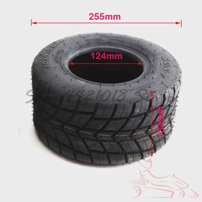 Used For Racing Kart Tires, Rain Vacuum Kart Accessories 10x4.50-5 11x7.10-5
