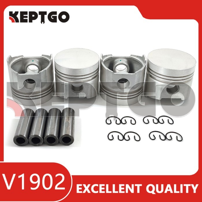 New V1902 Piston Set STD 85mm for Kubota V1902 (4 set )