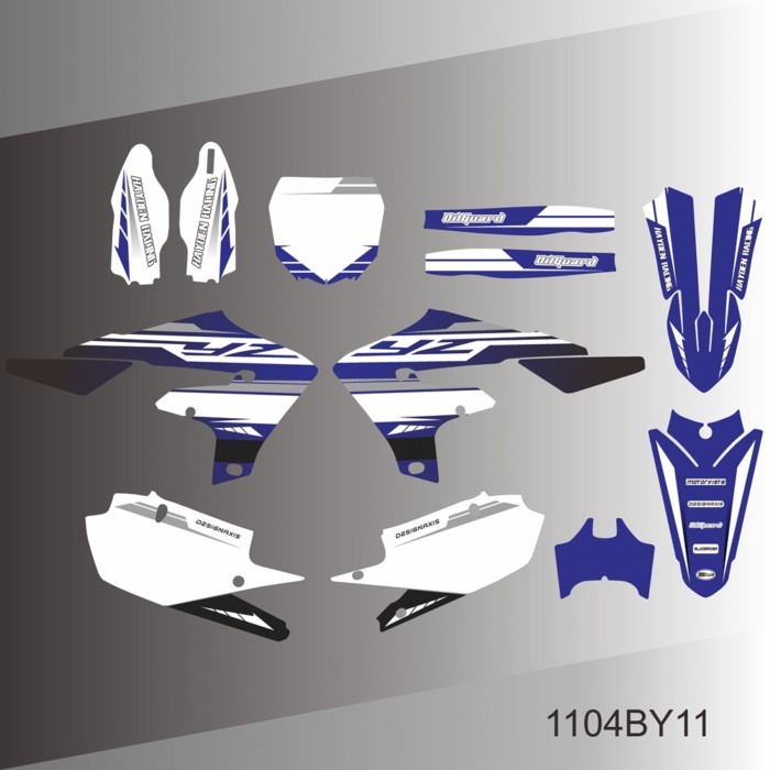 Graphics Decals Stickers Motorcycle Background For YAMAHA YZ450F YZ 450F YZF 450 2018-2021 YZ250F Y