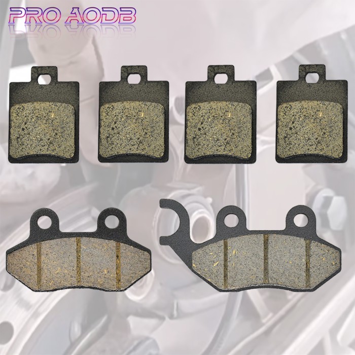 Motorcycle Metal & Brass Alloys Accessories Front & Rear Brake Pads For Peugeot Tweet 125 Rs 150 Ev