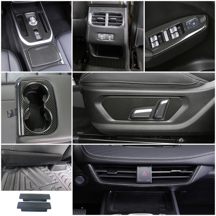Carbon Fiber Color For Haval Jolion 2021 2022 Interior Accessories Modify Part Refit Decorate Cover