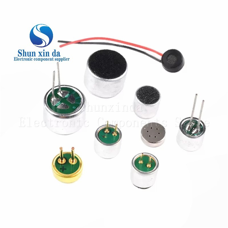 10 ชิ้น/ล็อต 6022 elecret ไมโครโฟนคอนเดนเซอร์ usd ถึง 52DB MP3 6*2.2 มม. หัวบันทึก 6x2.2 มม. 2P 2pin