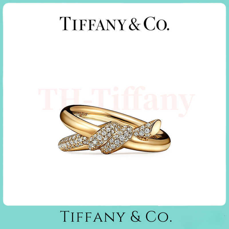 Exclusive Deal, 24hrs Only! | Tiffany and Co Two-Tone Knot Double Row Ring | Timeless Engagement/Wed
