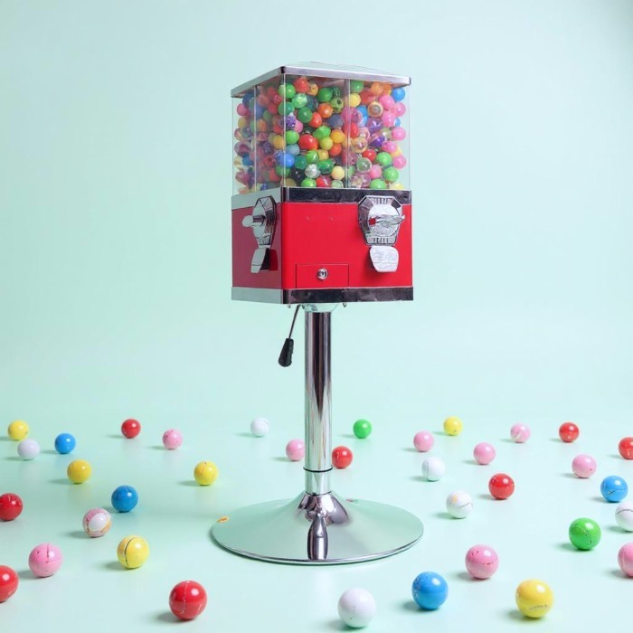 4 in 1 Gumball Vending Machine Wholesale Mini Candy Dispenser with Stand New Business Toy Vending M