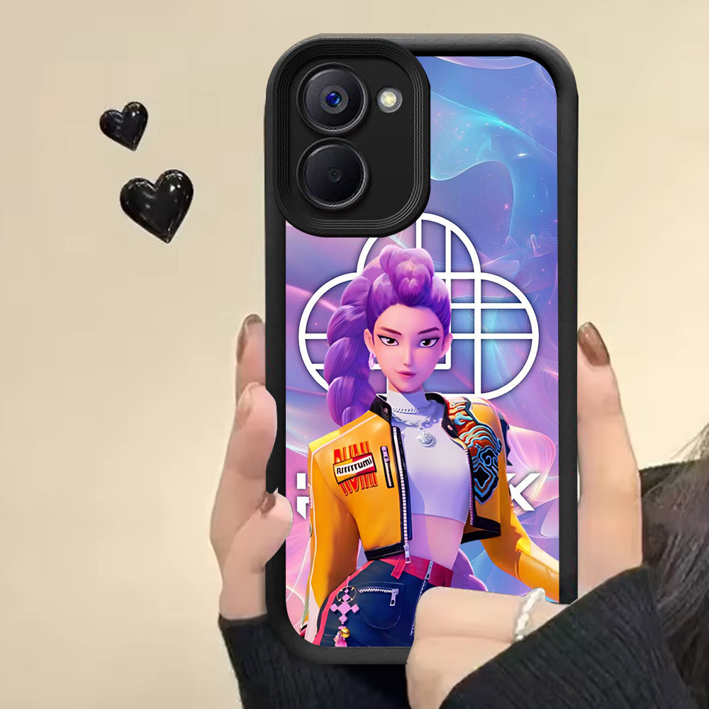 R7 K-POP Demon Hunters ปลอกซิลิโคนสําหรับ Xiaomi Redmi A2 15C Poco M7 Pro 13C C65 A1 K60 Ultra 5G